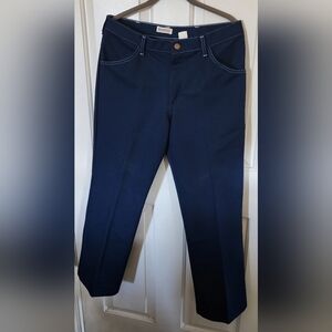 Vtg 60s 70s Weekenders Denim Look Leisure Retro Mens Pants Sz 36 X 30 100% Poly
